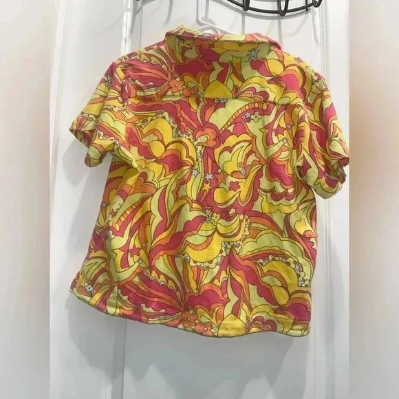 Frankie’s Bikinis Coco terry swim cover top - Picture 2 of 3